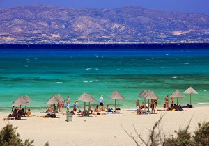 Gouden strand Chrissi island - Kreta zonvakantie - onbewoond eiland - bron: Chrissi island - Kreta zonvakantie - strand. bron: trekearth.com