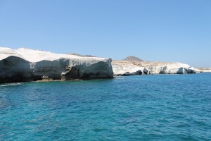 blauw zeewater strandvakantie Milos Griekenland