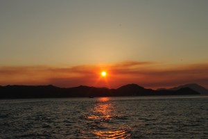 Milos - Zonsondergang