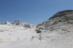 Puimsteenrotsen Sarakiniko Milos - zonvakantie Griekenland