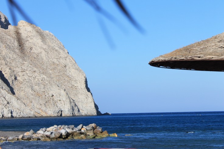 Santorini - Perissa Beach strandvakantie Griekenland