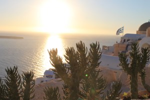 Santorini prachtig uitzicht