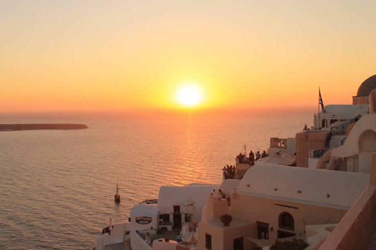 Santorini - Zonsondergang Oia IV