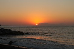 Santorini - Zonsopgang Perissa Beach I