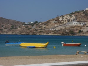 Strandactiviteiten op Ios