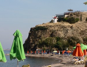 beach strandvakantie lesbos griekenland