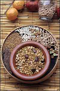 kreta verse bonen traditioneel op strandvakantie