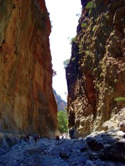 Samaria Gorge kloof zonvakantie