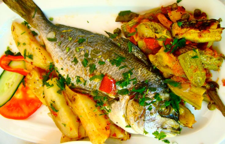 vis eten op kreta tijdens je zonvakantie