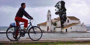 fietsen op vakantie in kos griekenland, zon zee strand 4
