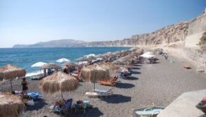 Santorini-Vlychada-Beach, strand