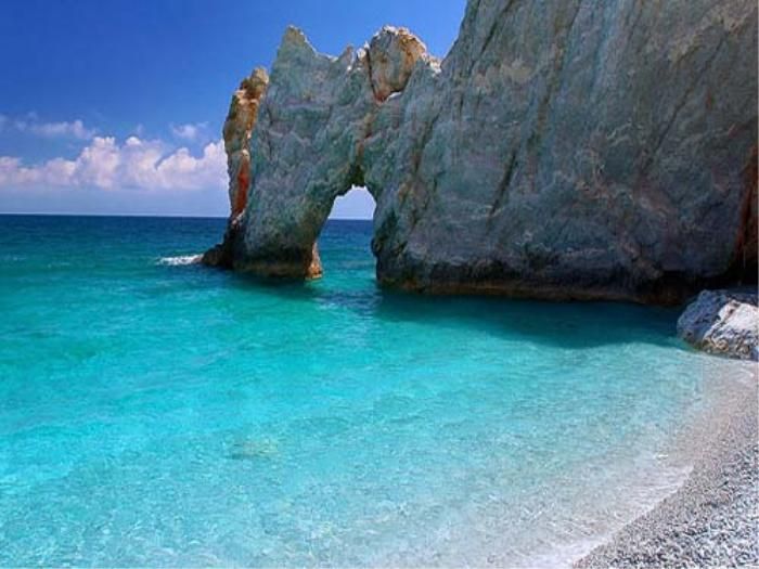 lalaria beach skiathos, ideaal om te snorkelen