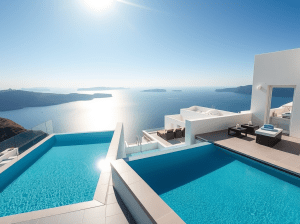 Nieuwe luxe hotels op Santorini met privézwembad